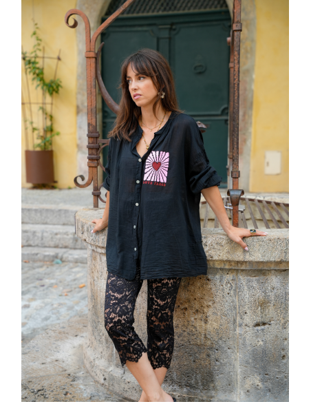 LEGGING FEMME DENTEL NOIR H26 - 3 | Benvenuto