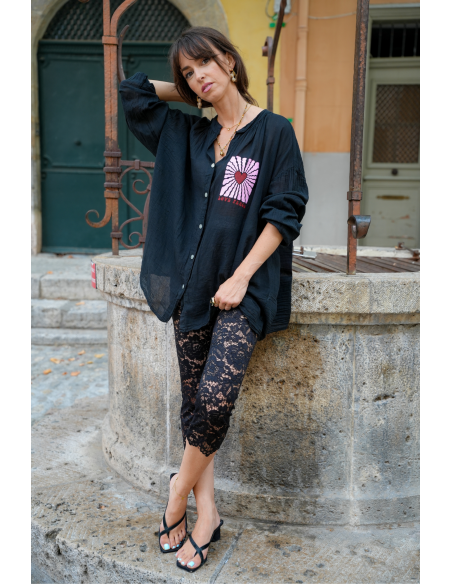 LEGGING FEMME DENTEL NOIR H26 - 1 | Benvenuto