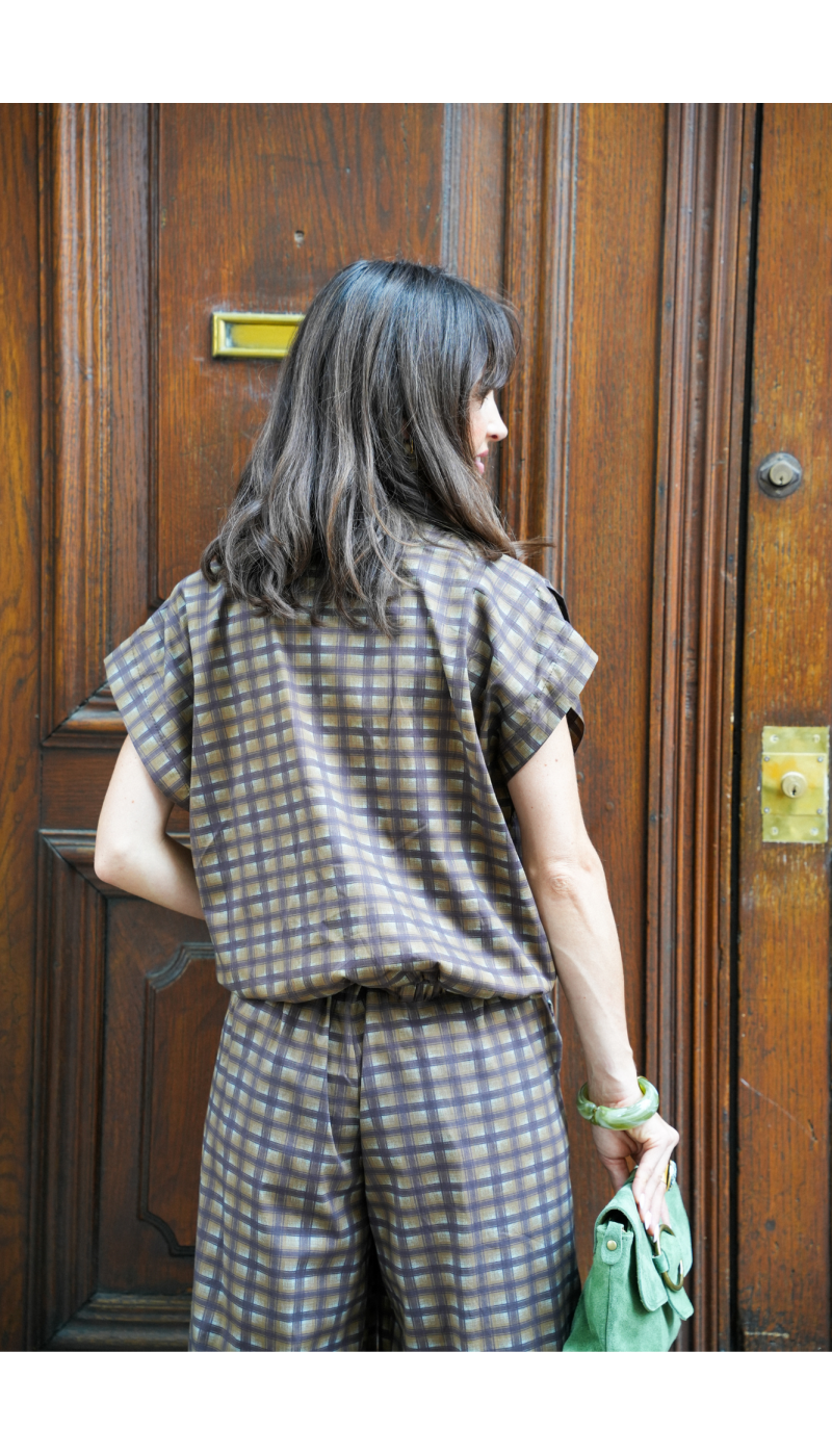 TOP FEMME MARRON H26 - 3 | Benvenuto