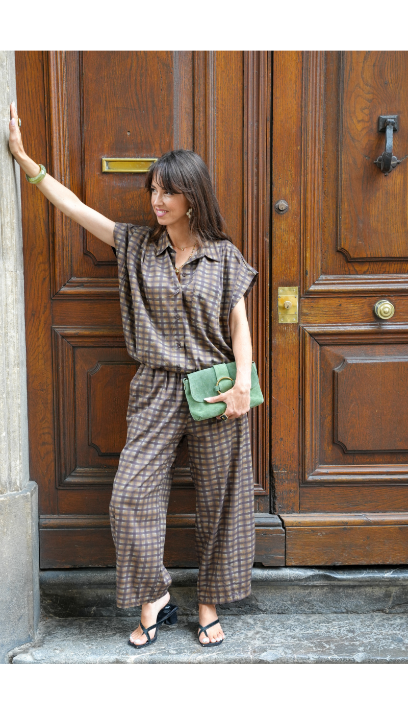 TOP FEMME MARRON H26 - 2 | Benvenuto