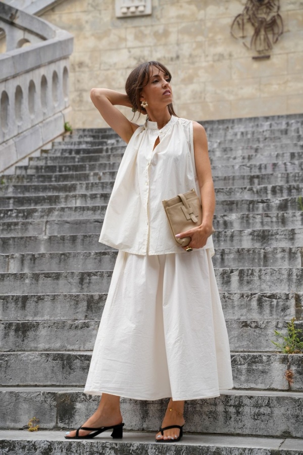 JUPES FEMME ECRU H26 Johanna - 1 | DONNE