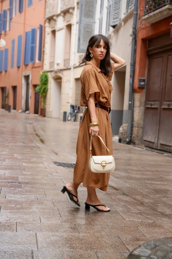 Robe Longue Camel Johanna JUDE Johanna - 1 | Accueil 2