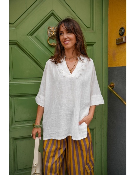 BLOUSE BLANC E26 - 5 | Benvenuto