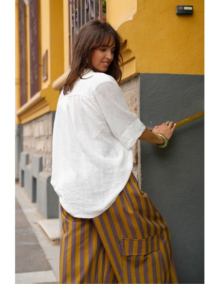 BLOUSE BLANC E26 - 7 | Benvenuto