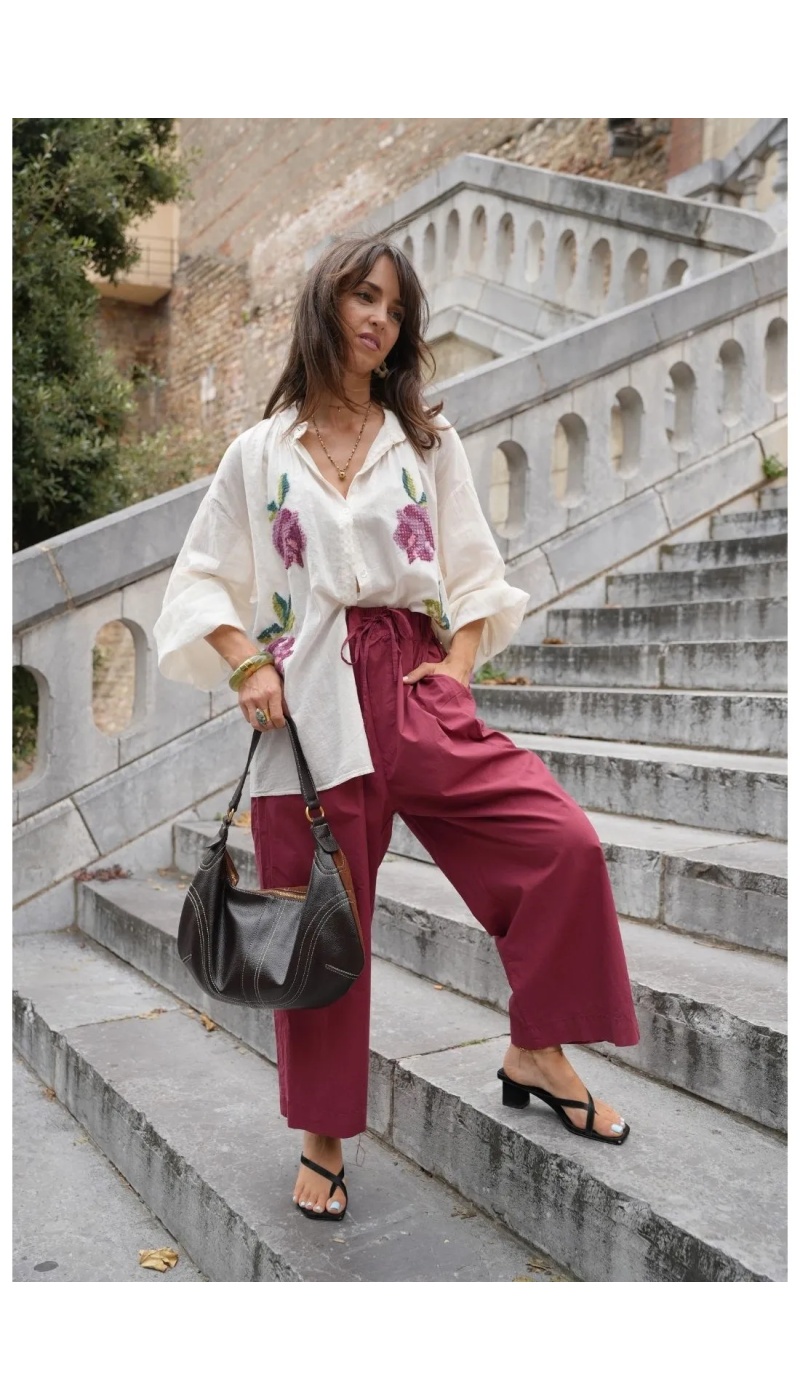 PANTALON FEMME LIEN ROUGE H26 Johanna - 3 | Welcome