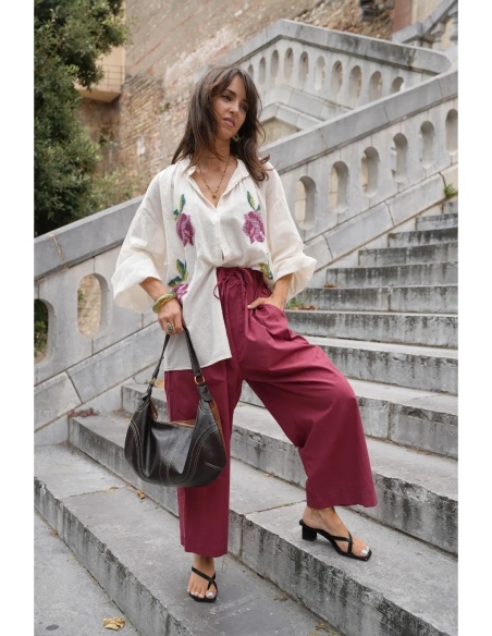 PANTALON FEMME LIEN ROUGE H26 Johanna - 3 | Welcome