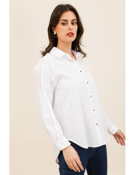 CHEMISIER COEUR BLANC H26 - 2 | Welcome