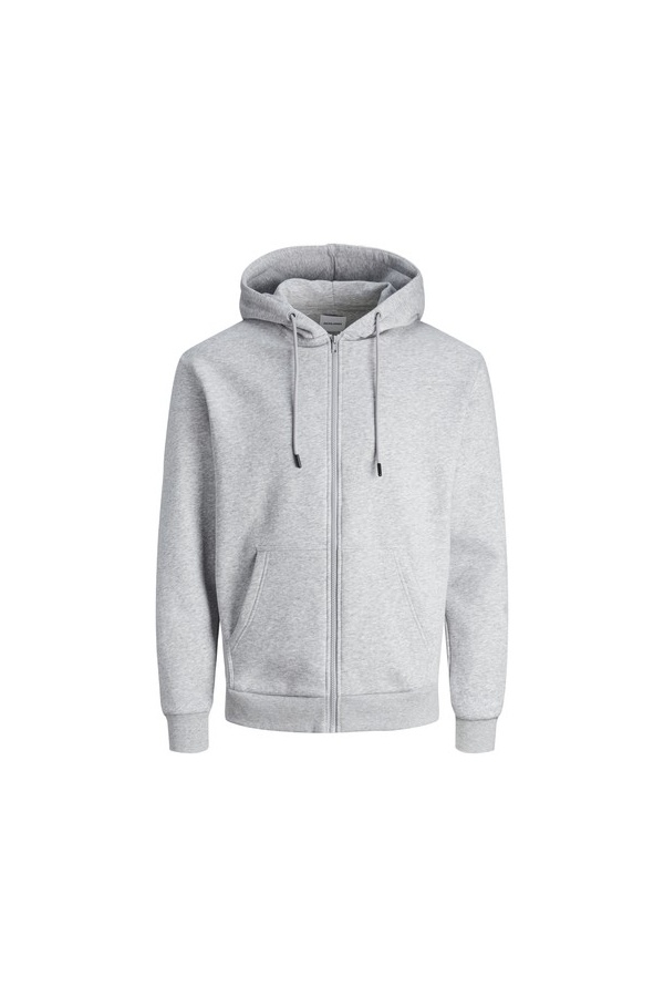 Sweat Zipper Light Grey JJEBRADLEY Jack&Jones - 1 | Accueil 2
