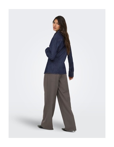 Chemisier Bleu Foncé Denim ONLOLIVIA ONLY - 6 | Accueil