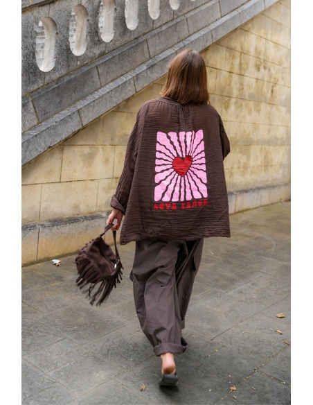 Blouse Coeur Choco FIAMMETTA Johanna - 2 | Accueil