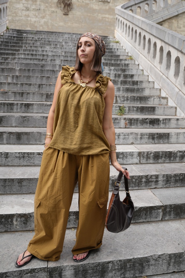 Pantalon Camel JUDIE Johanna - 1 | Accueil