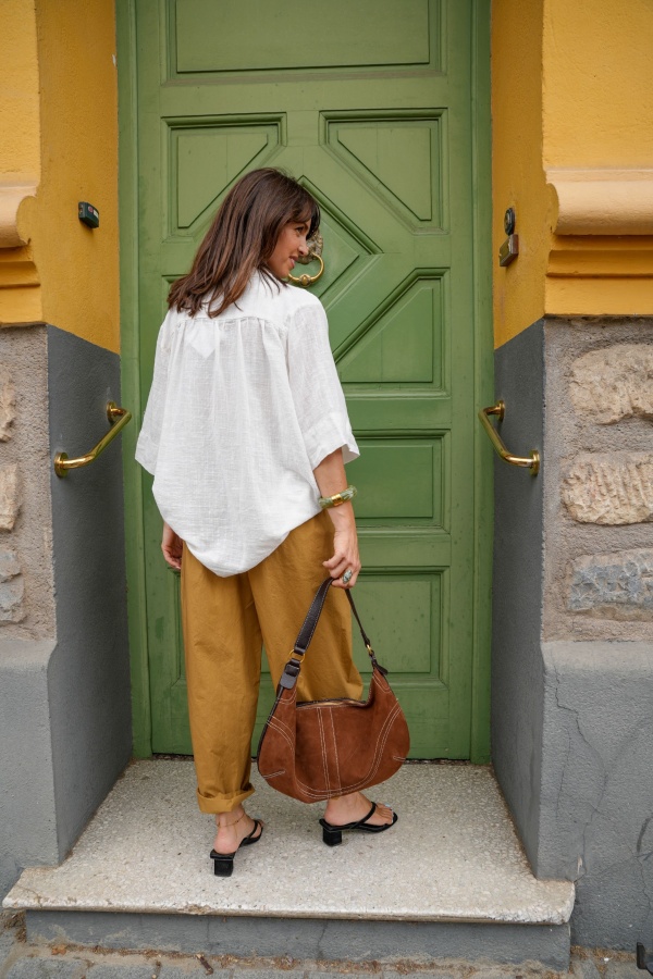 Pantalon Camel JUDIE Johanna - 1 | Accueil