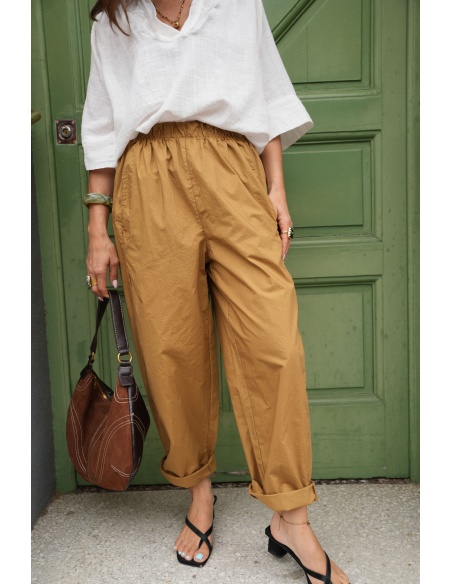 johanna toutoun CAMEL PANTALON FEMME Johanna - 2 | Benvenuto