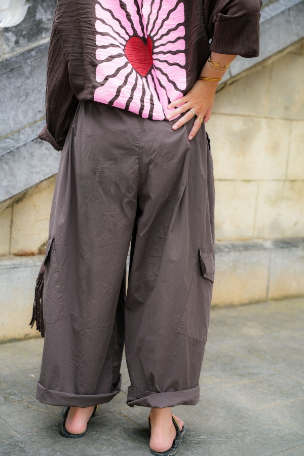 Pantalon Marron Johanna MYOSOTIS Johanna - 1 | Accueil 2