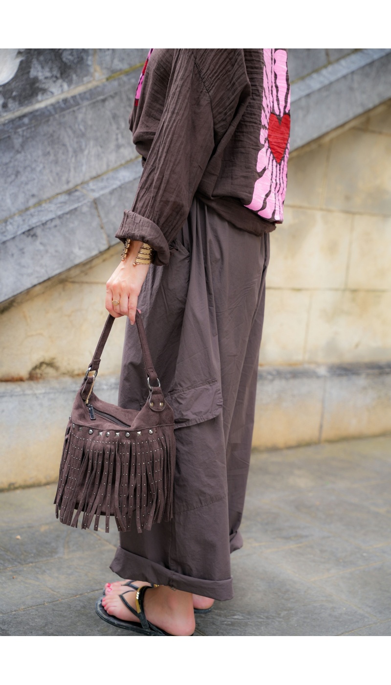 Pantalon Marron Johanna MYOSOTIS Johanna - 3 | Accueil