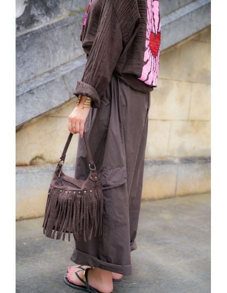 Pantalon Marron Johanna MYOSOTIS Johanna - 3 | Accueil