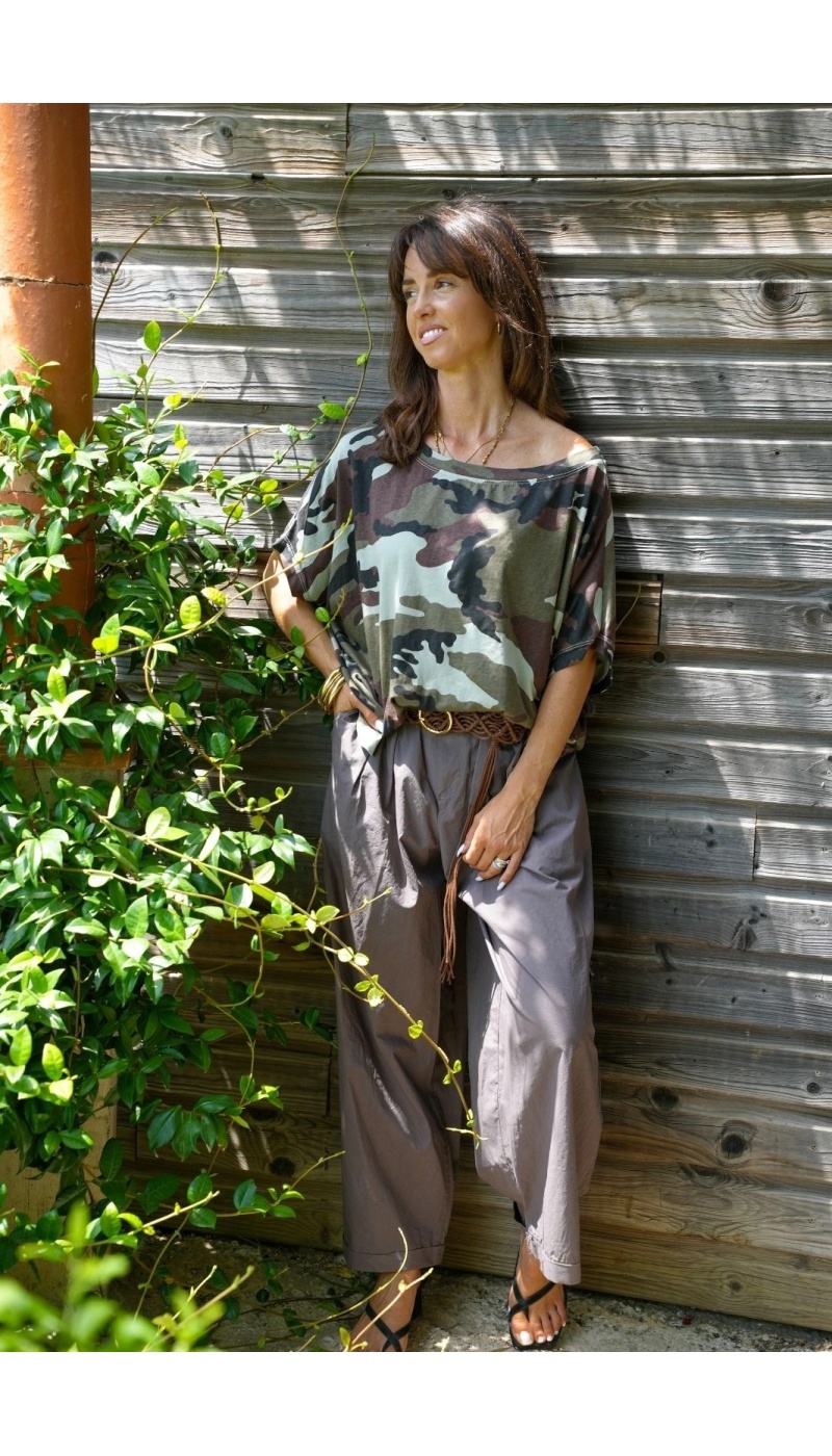 Pantalon Marron Johanna MYOSOTIS Johanna - 5 | Accueil