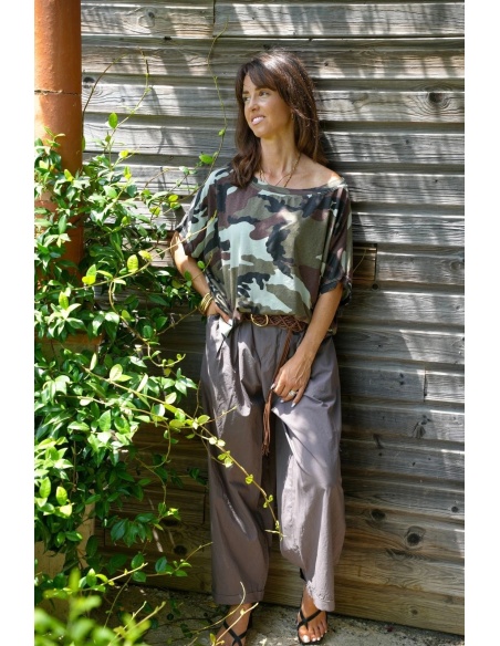 Pantalon Marron Johanna MYOSOTIS Johanna - 5 | Accueil