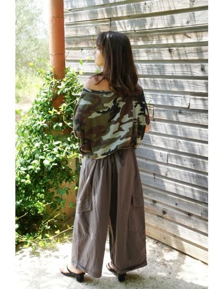 Pantalon Marron Johanna MYOSOTIS Johanna - 6 | Accueil