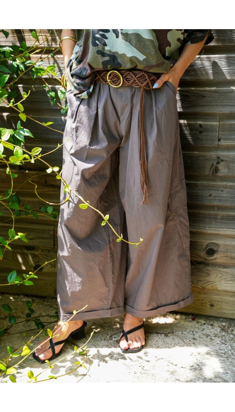 Pantalon Marron Johanna MYOSOTIS Johanna - 7 | Accueil