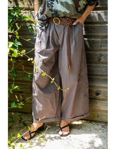 Pantalon Marron Johanna MYOSOTIS Johanna - 7 | Accueil