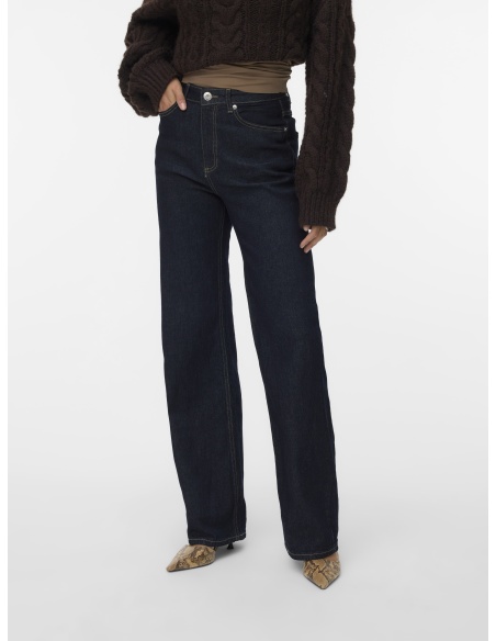 Jean Bleu Foncé Denim longueur 30 VMTESSA Vero Moda - 1 | Accueil