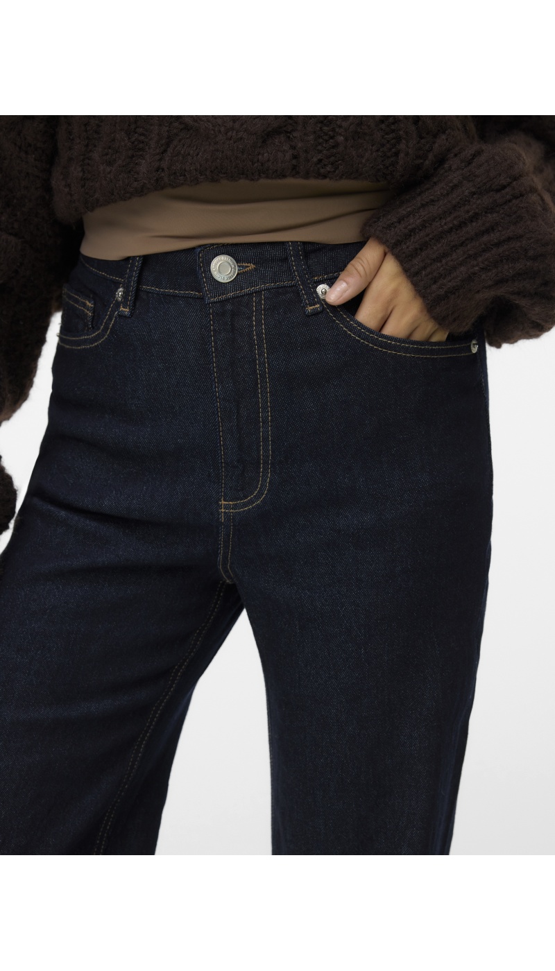 Jean Bleu Foncé Denim longueur 32 VMTESSA Vero Moda - 3 | Accueil