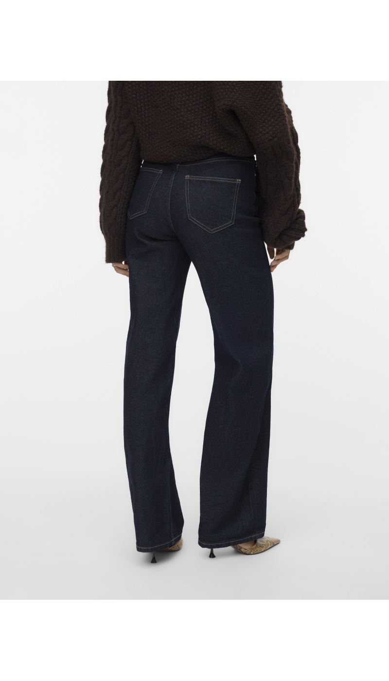 Jean Bleu Foncé Denim longueur 32 VMTESSA Vero Moda - 2 | Accueil