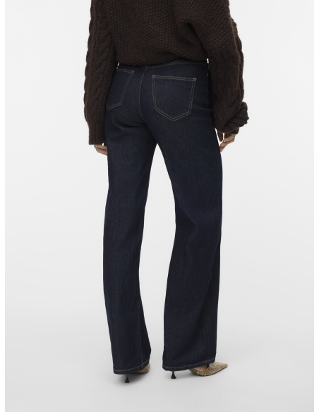 Jean Bleu Foncé Denim longueur 32 VMTESSA Vero Moda - 2 | Accueil