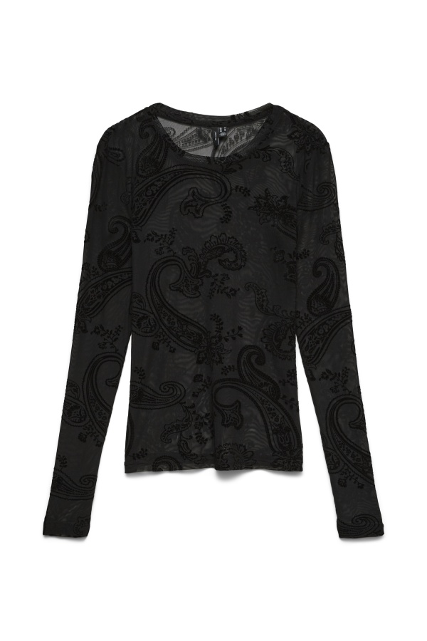 Top Imprimé Noir VMLOVA Vero Moda - 1 | Accueil