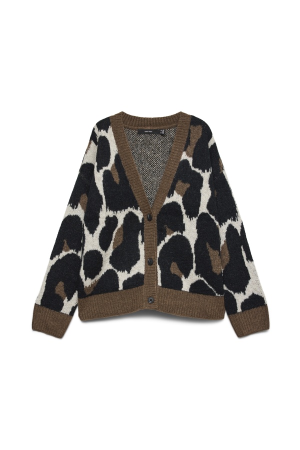 Cardigan Tricoté Motif VMLEONIE Vero Moda - 1 | Accueil 2