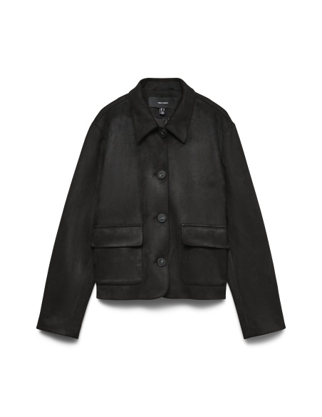 Veste Suédine Noire VMJOSE Vero Moda - 5 | Accueil