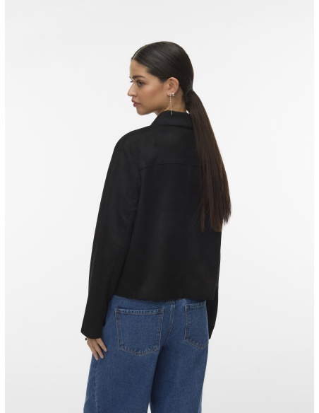 Veste Suédine Noire VMJOSE Vero Moda - 3 | Accueil