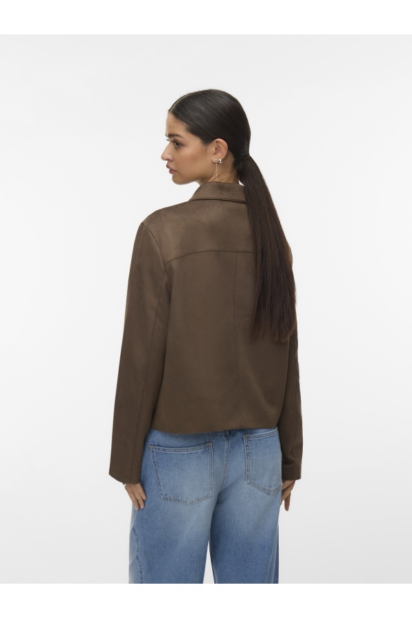 Veste Suédine Marron VMJOSE Vero Moda - 1 | Accueil