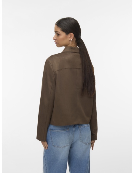 Veste Suédine Marron VMJOSE Vero Moda - 1 | Accueil