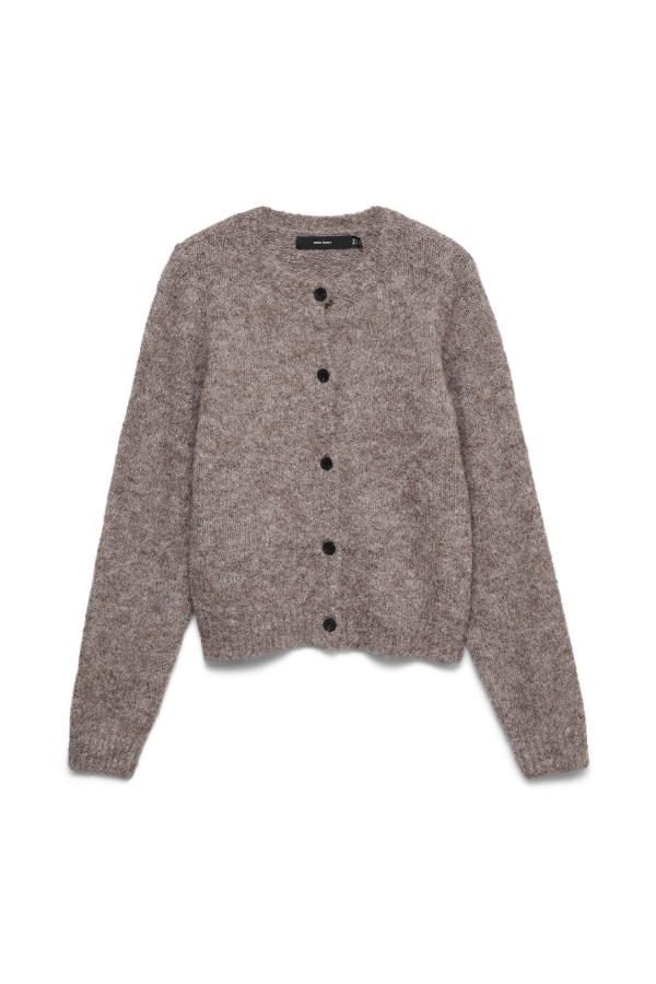 Cardigan Maille Marron VMNOVAH Vero Moda - 3 | Accueil