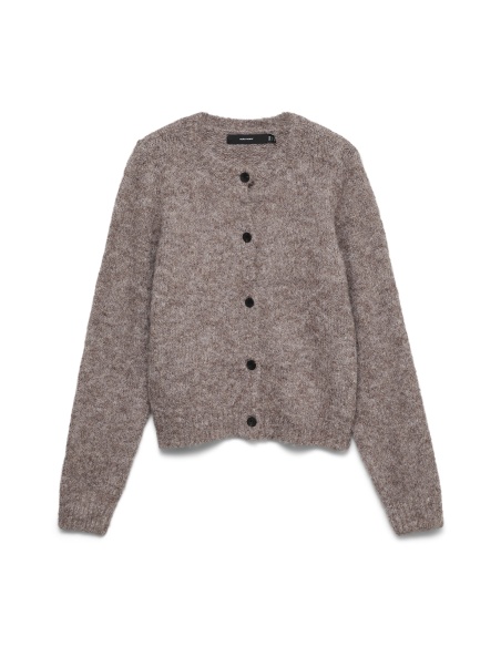 Cardigan Maille Marron VMNOVAH Vero Moda - 3 | Accueil