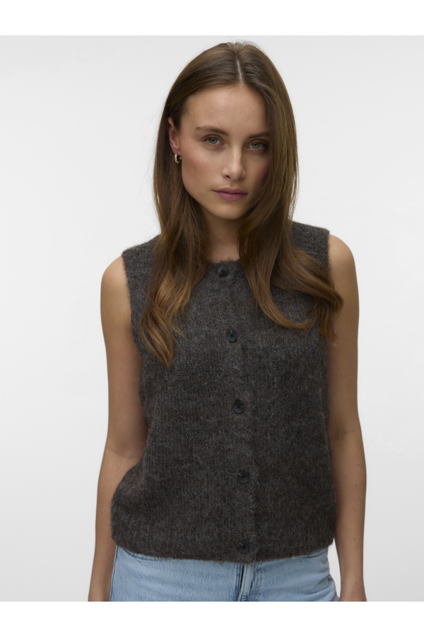 Gilet Sans Manches Choco VMNOVAH Vero Moda - 1 | Accueil
