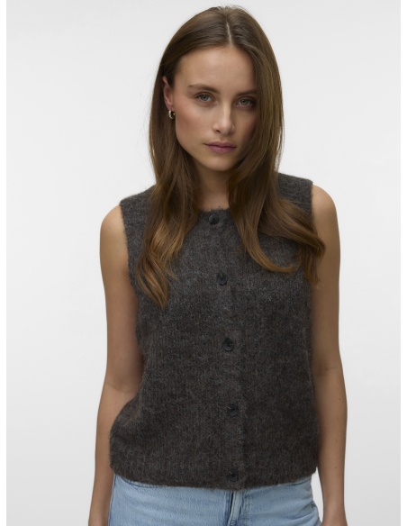 Gilet Sans Manches Choco VMNOVAH Vero Moda - 1 | Accueil