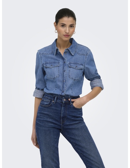 CHEMISES ML MEDIUM BLUE H26 ONLY - 1 | Welcome