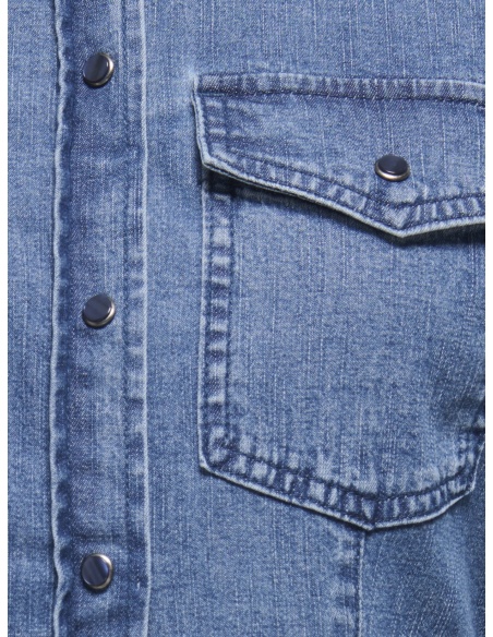 CHEMISES ML MEDIUM BLUE H26 ONLY - 3 | Welcome