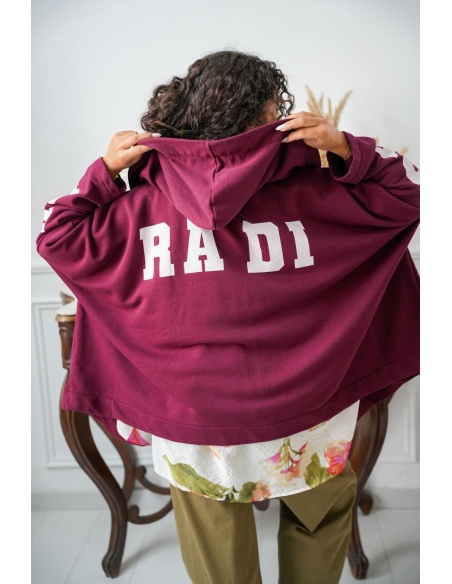 Veste Zippé Capuche Bordeaux Banditas ADHARA BANDITAS - 1 | Accueil