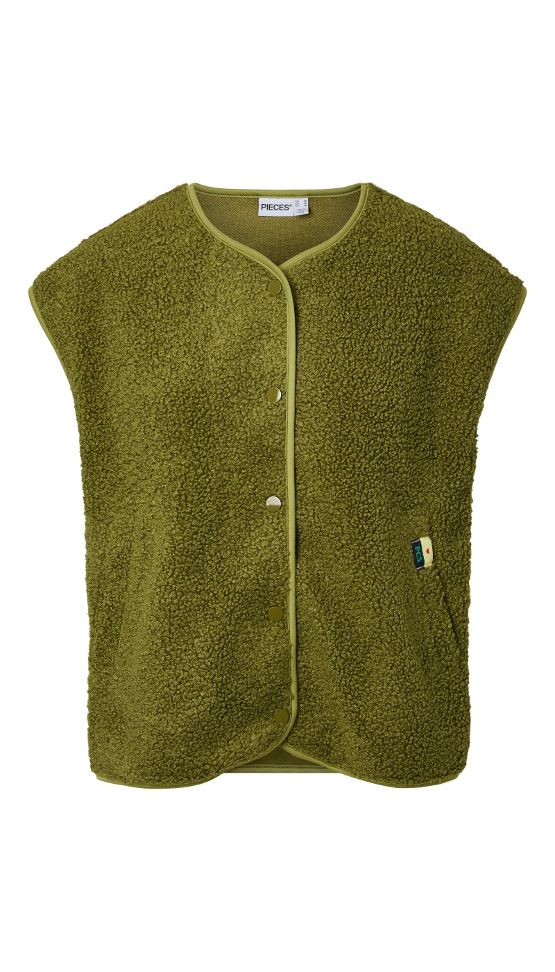 Gilet Sans Manche Sphagnum PCKATTY PIECES - 2 | Accueil