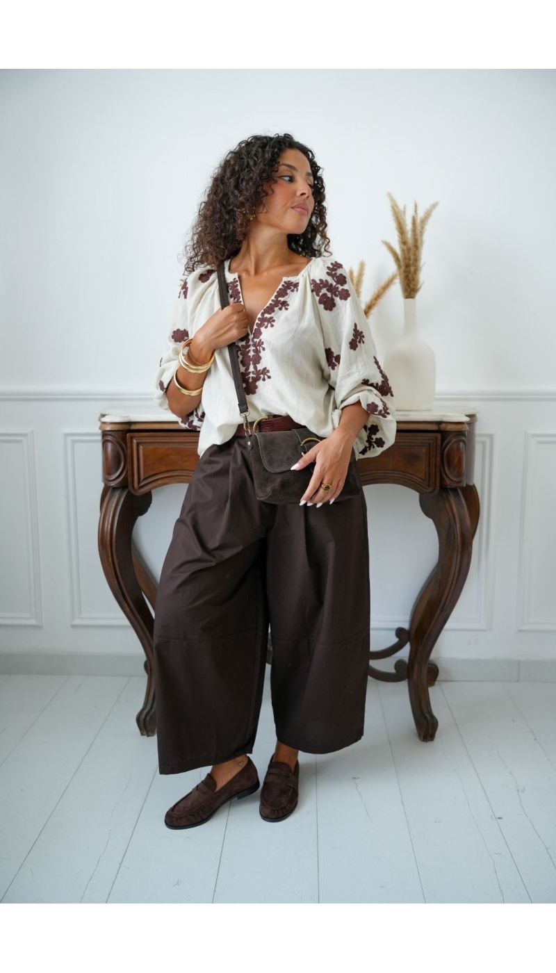 Mocassin Effet Daim Marron BOLTON Noho - 3 | Accueil