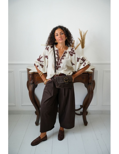 Pantalon Ample Choco STAMFORD Noho - 1 | Accueil