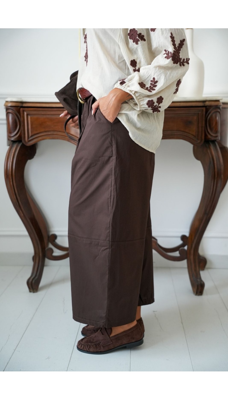 Pantalon Ample Choco STAMFORD Noho - 3 | Accueil