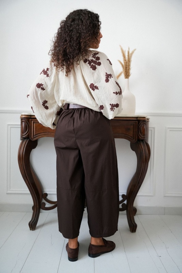 Pantalon Ample Choco STAMFORD Noho - 1 | Accueil 2