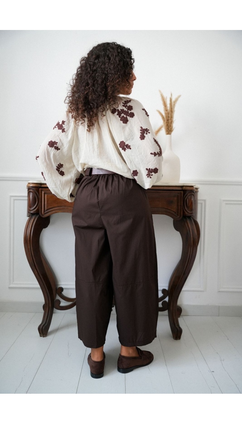 Pantalon Ample Choco STAMFORD Noho - 2 | Accueil