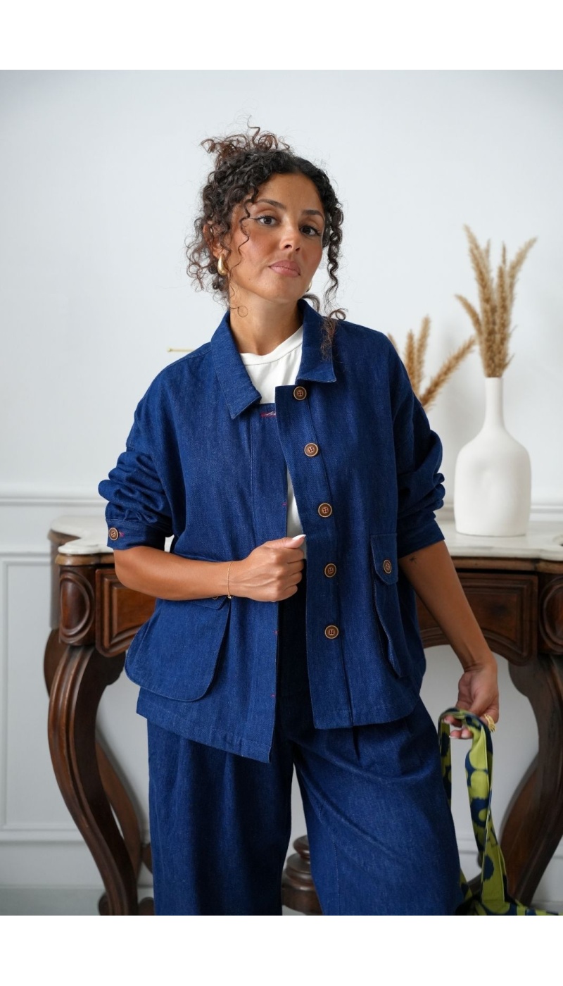 Veste Jean Brut WOODMERE Noho - 2 | Accueil