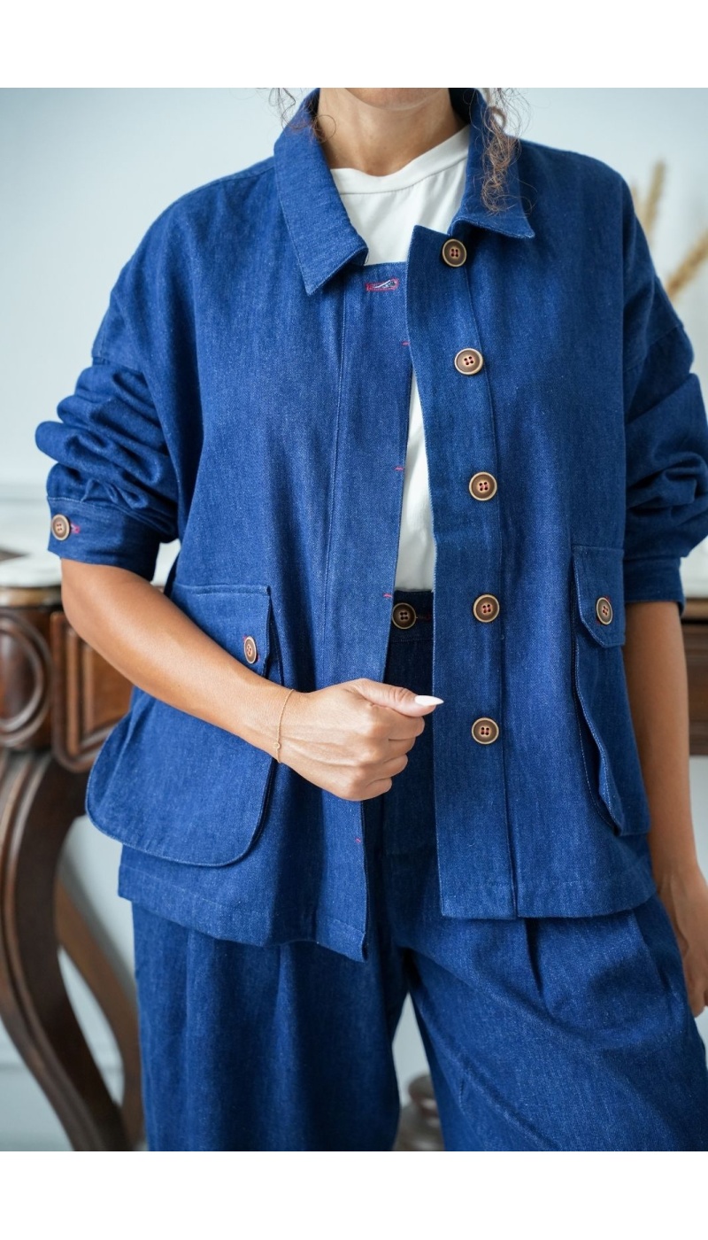 Veste Jean Brut WOODMERE Noho - 4 | Accueil